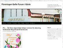 Tablet Screenshot of gefleforum.se
